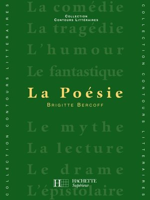 cover image of La Poésie--Edition 1999